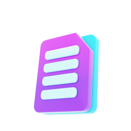 File  3D Icon