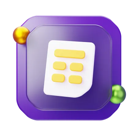 File  3D Icon