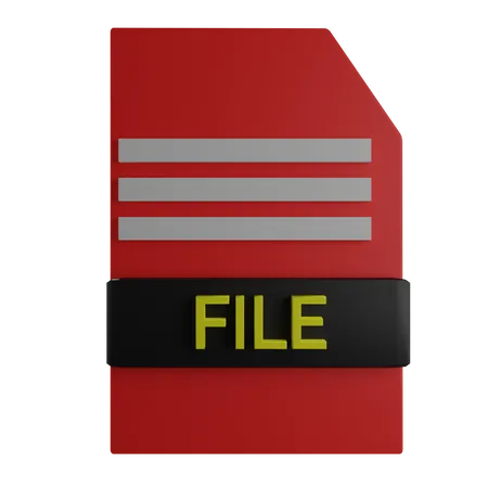 File  3D Icon