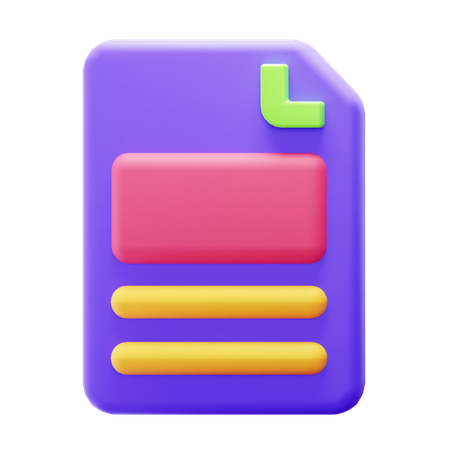 File  3D Icon