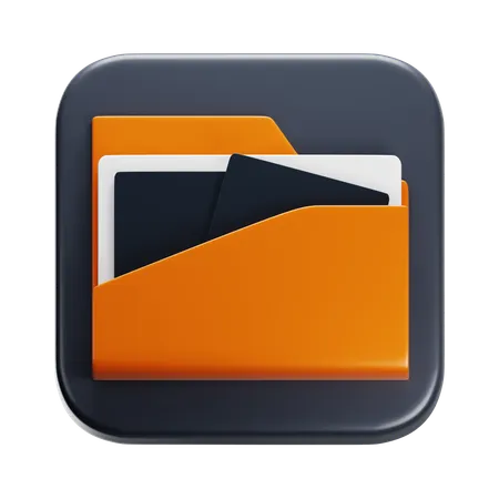 File  3D Icon