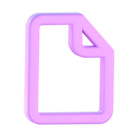 File  3D Icon