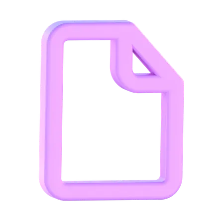 File  3D Icon
