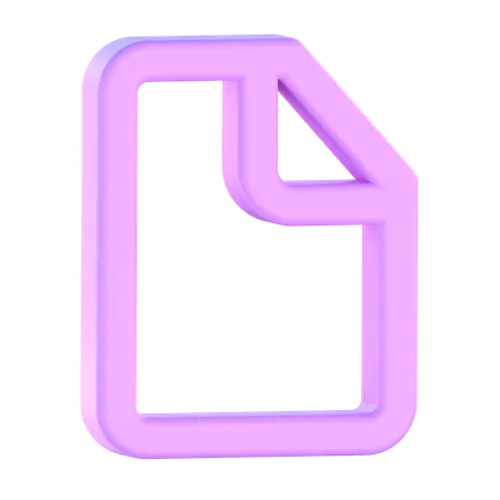 File  3D Icon