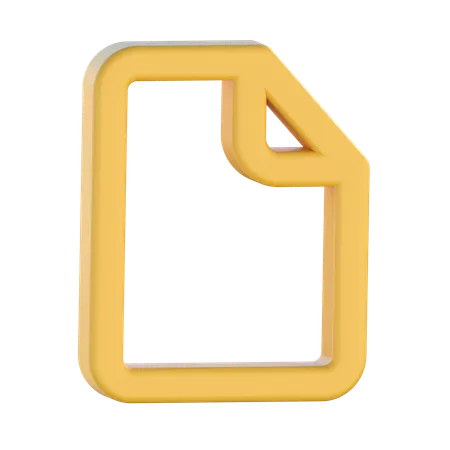 File  3D Icon