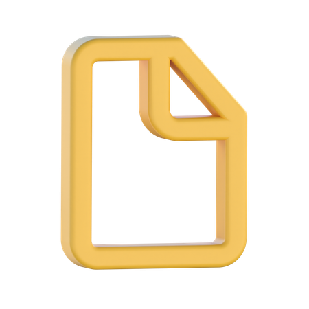 File  3D Icon