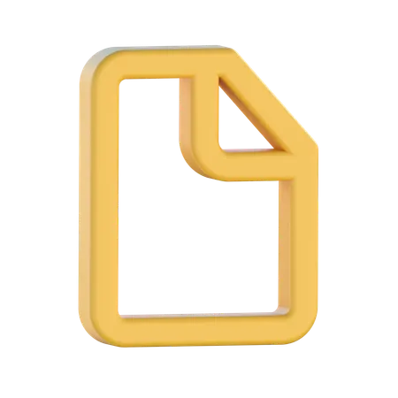 File  3D Icon