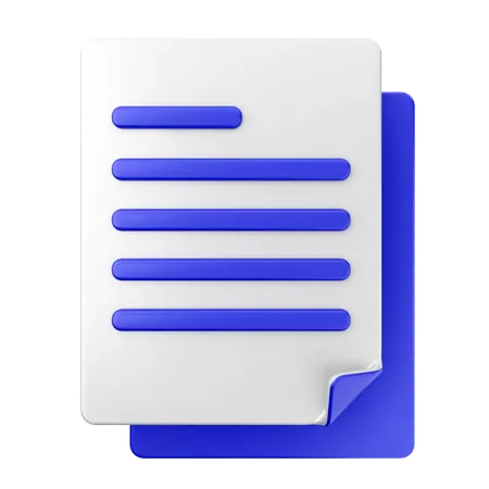 File  3D Icon