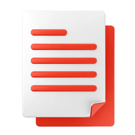 File  3D Icon