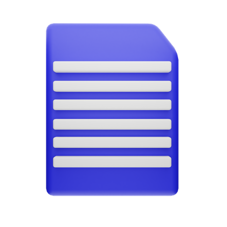 File  3D Icon