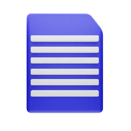 File  3D Icon