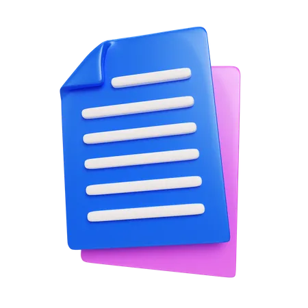 File  3D Icon