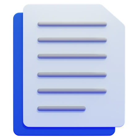 File  3D Icon