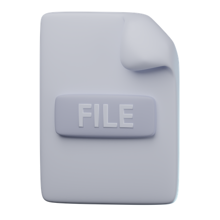 File  3D Icon