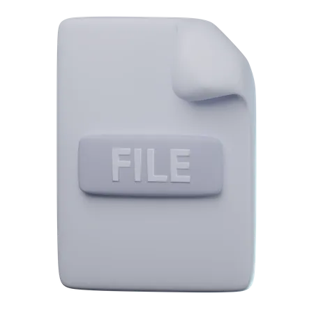 File  3D Icon