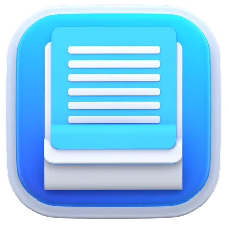 File  3D Icon