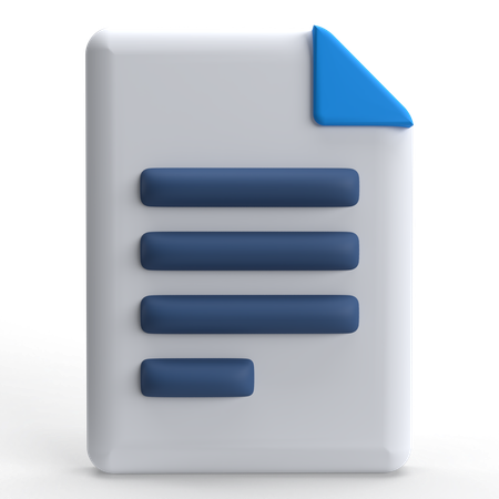 File  3D Icon