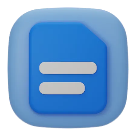 File  3D Icon