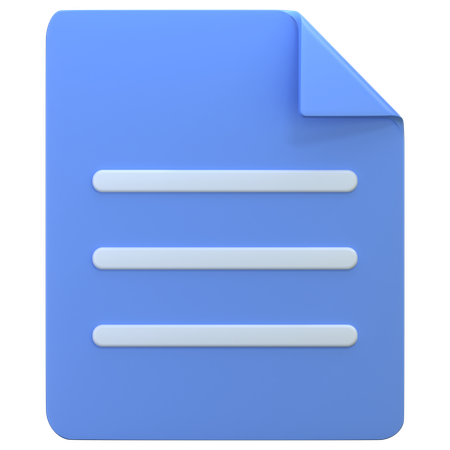 File  3D Icon