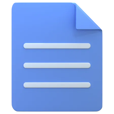 File  3D Icon