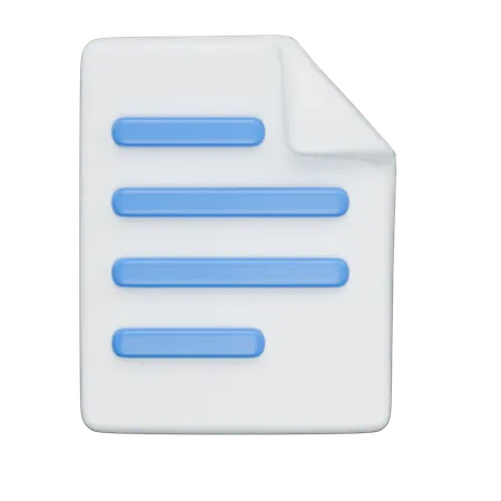 File  3D Icon