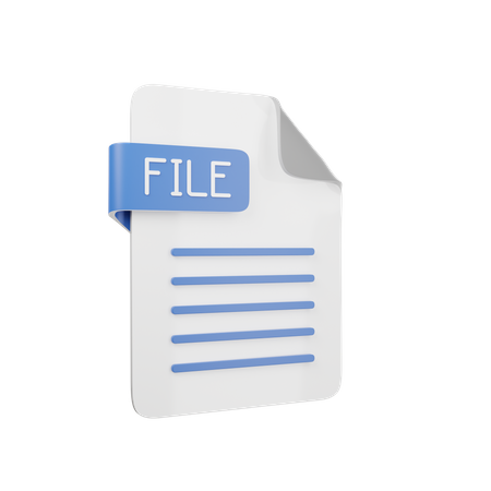 File  3D Icon