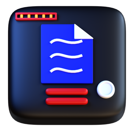 File  3D Icon