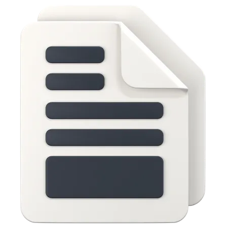 File  3D Icon