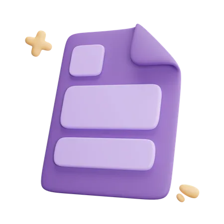 File  3D Icon