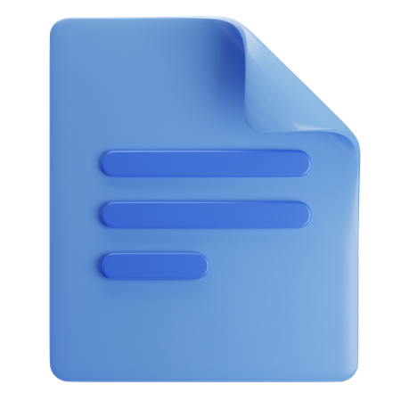 File  3D Icon