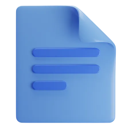 File  3D Icon