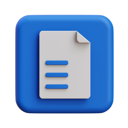 File  3D Icon