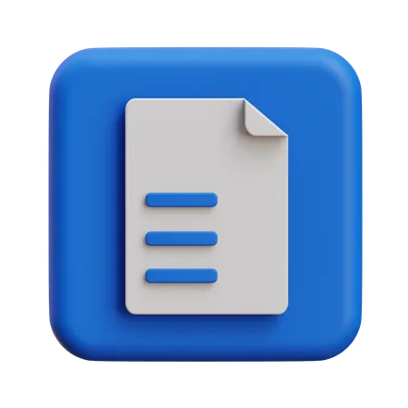 File  3D Icon