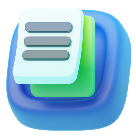 File  3D Icon