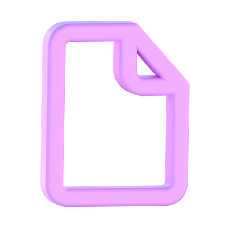 File  3D Icon