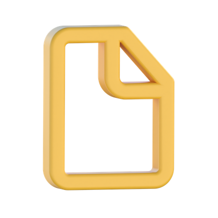 File  3D Icon