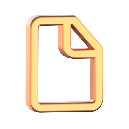 File  3D Icon
