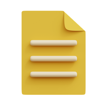 File  3D Icon
