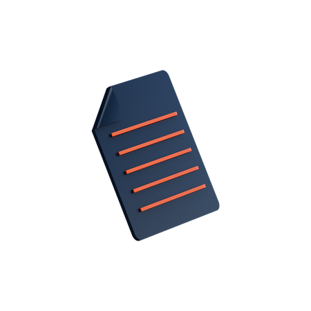 File  3D Icon