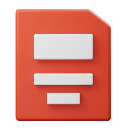 File  3D Icon