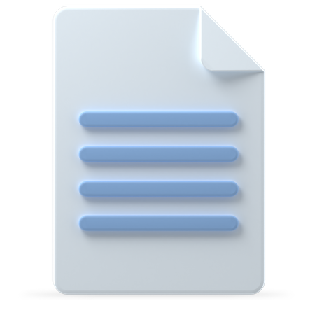 File  3D Icon