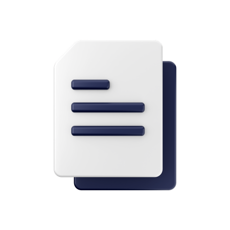 File  3D Icon
