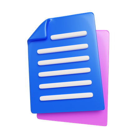 File  3D Icon