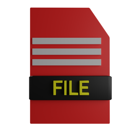 File  3D Icon