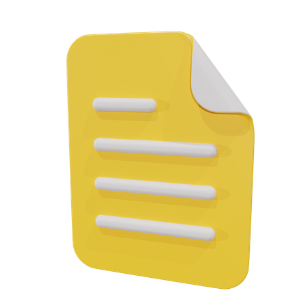 File  3D Icon