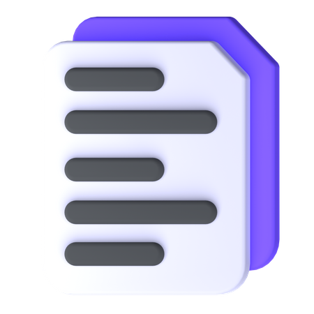 File  3D Icon