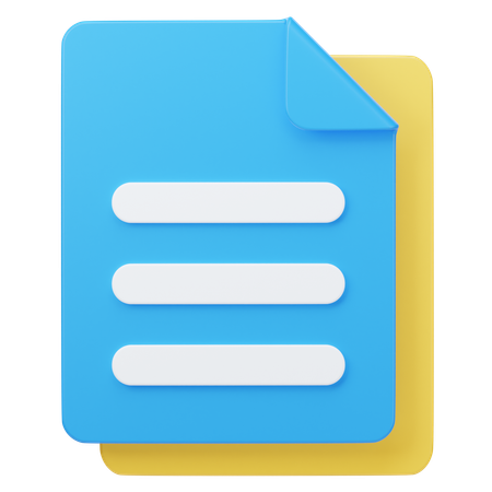 File  3D Icon