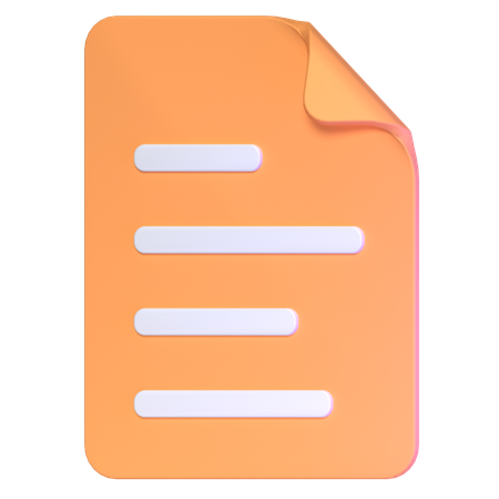File  3D Icon