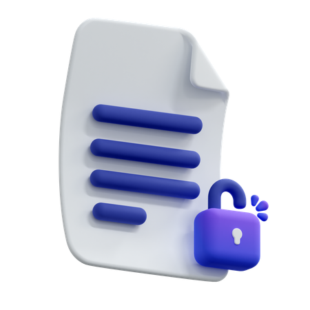 파일 액세스  3D Icon