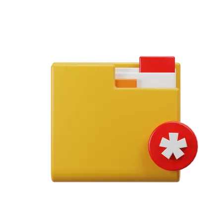 File Alert  3D Icon